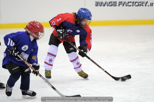 2011-01-30 Pinerolo 0455 Hockey Milano Rossoblu U10-Pinerolo1 - Leonardo Quadrio